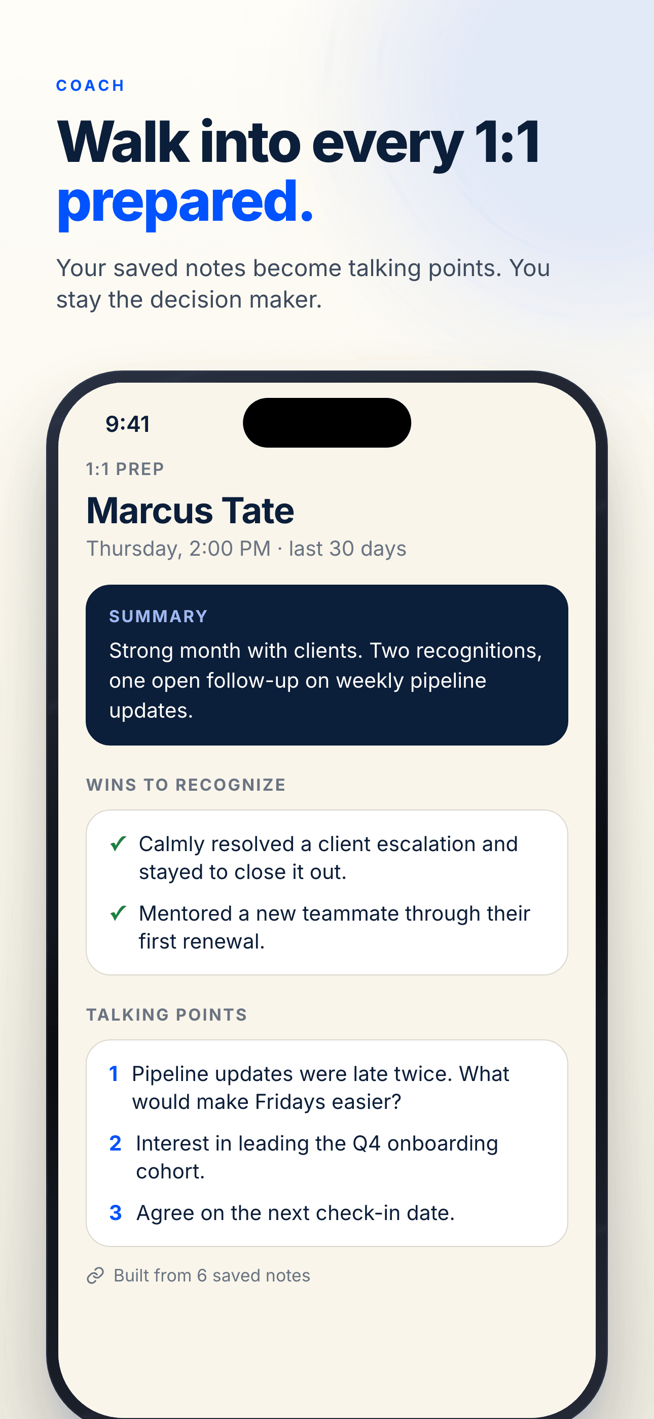 Docu-Coach™ App Store screenshot 4: Coach